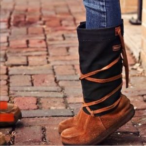 Steger Mukluks Moose hide Snow Boots Size 8